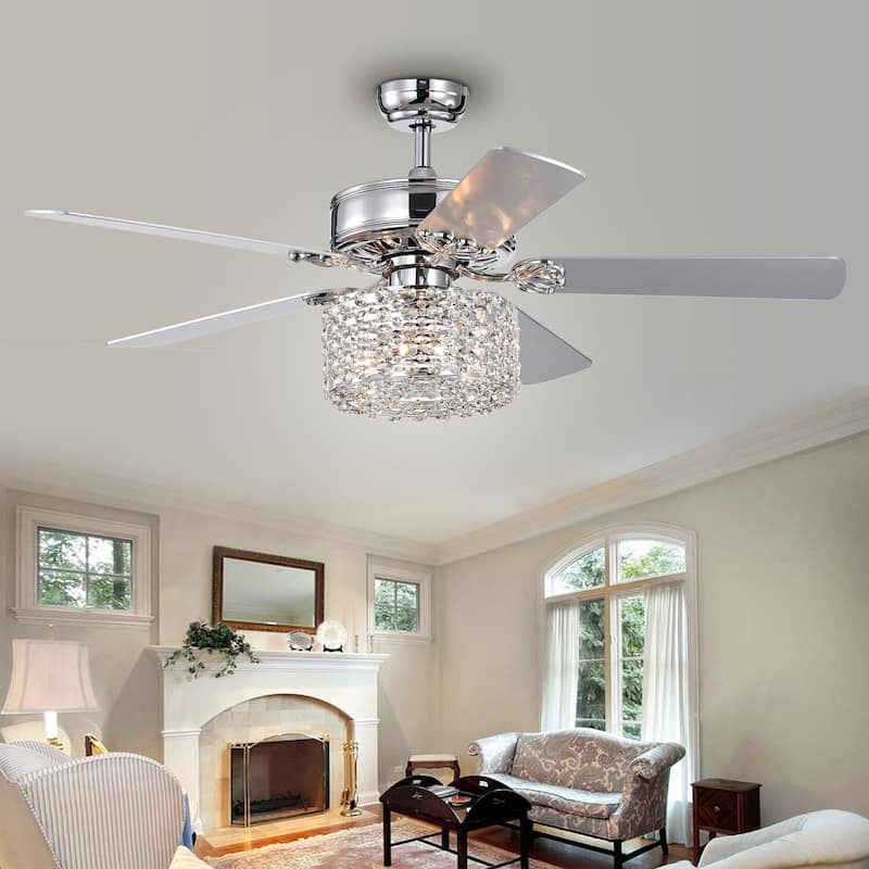 Silver Orchid Miller 52-inch 5 Blade Ceiling Fan