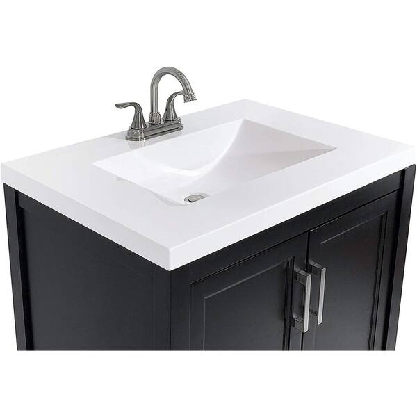 Shop Salerno 31 In Bath Vanity With Cultured Marble Vanity Top