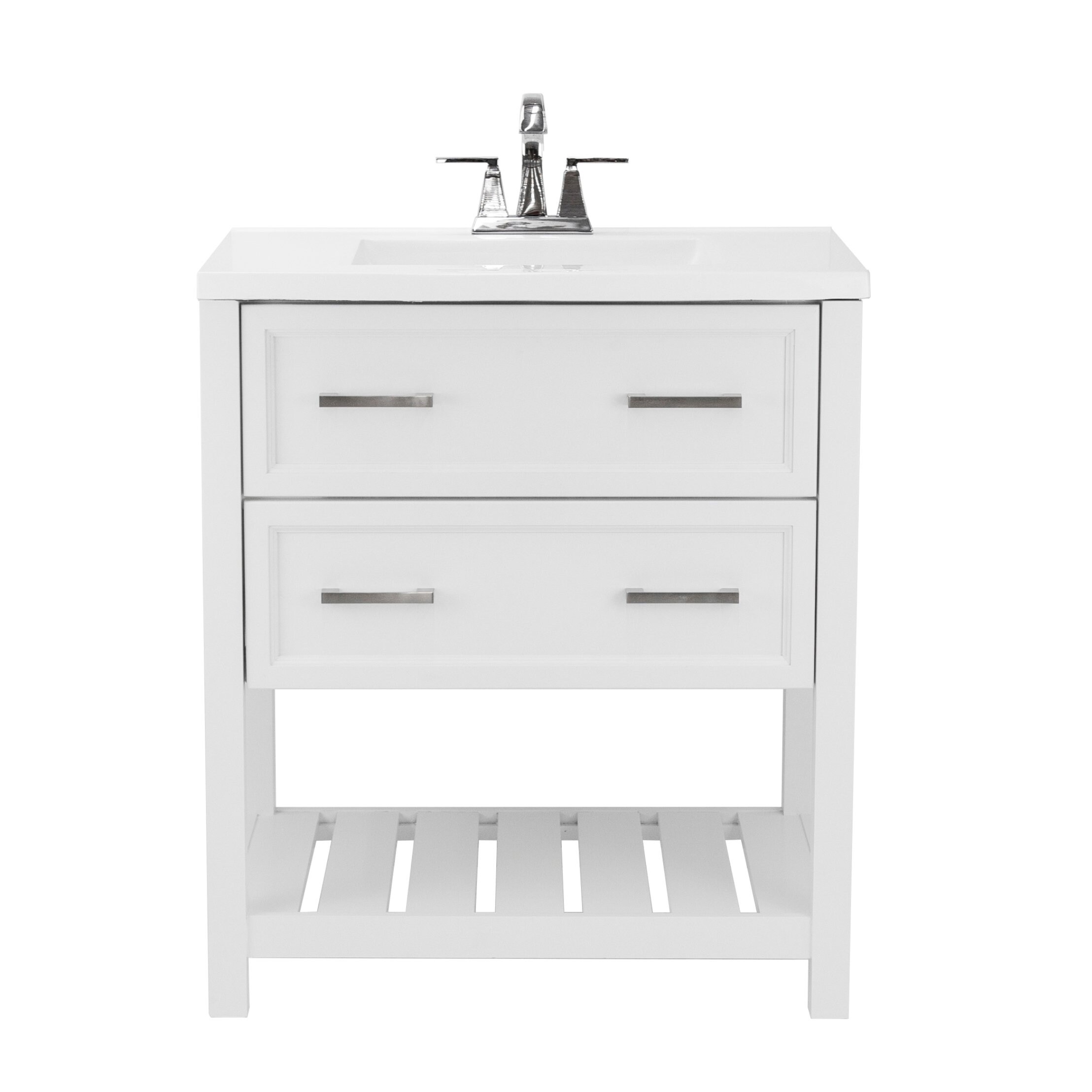 Milan 31 In Bath Vanity With Cultured Marble Vanity Top Overstock 30429595 Carrara Marble Top With Backsplash White 31 Inch