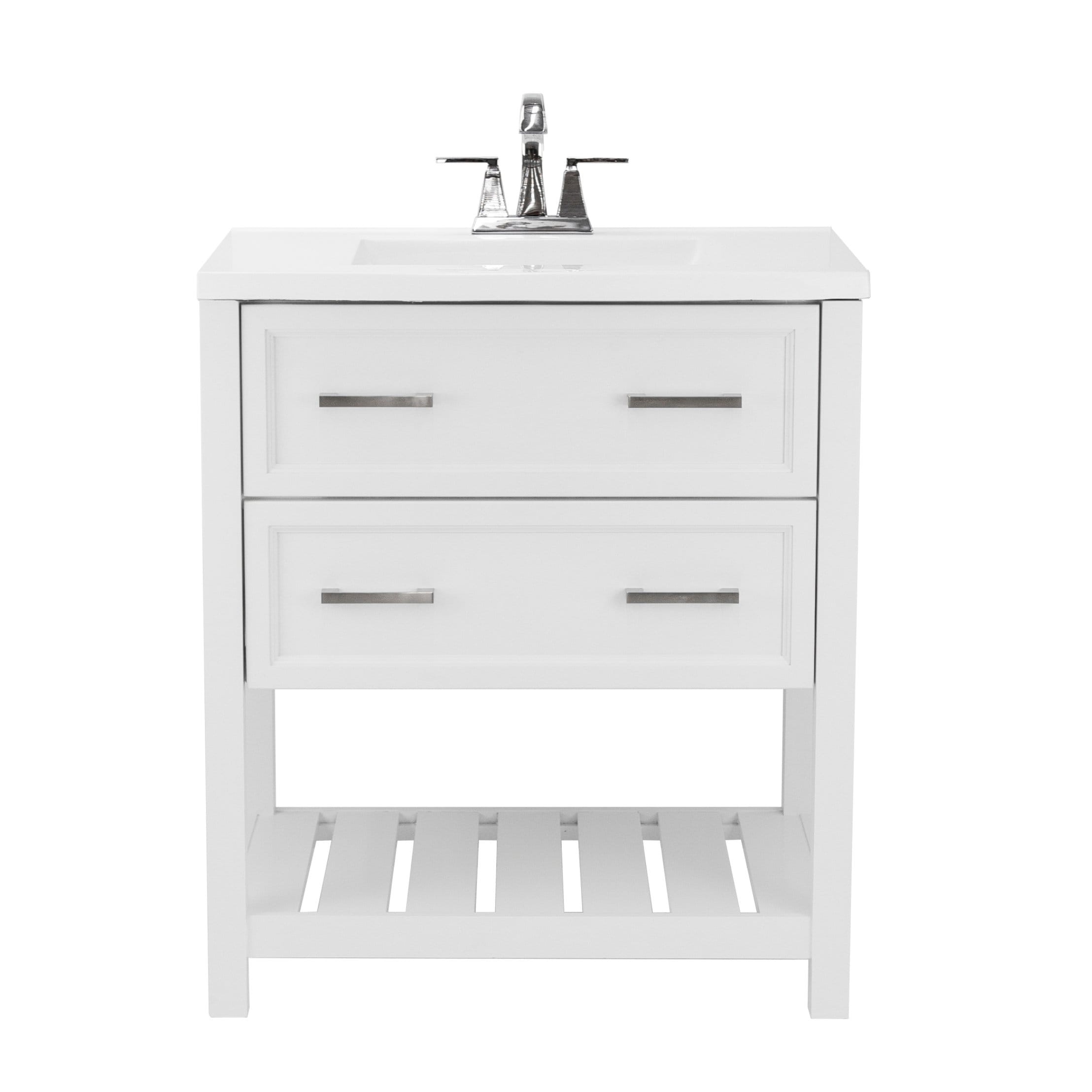 Milan 31 In Bath Vanity With Cultured Marble Vanity Top