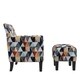Copper Grove Maritza Half Round Arm Chair and Ottoman - Thumbnail 13