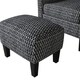 Copper Grove Maritza Half Round Arm Chair and Ottoman - Thumbnail 23