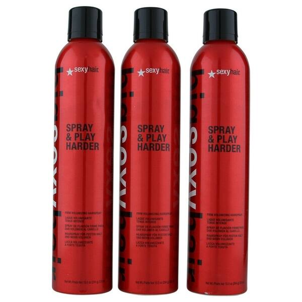 Big Sexy Hair Spray Play Harder Firm Hairspray 10 Oz Pack Of 3 Overstock