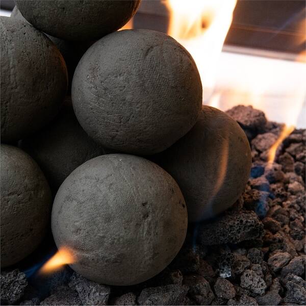 Shop Ceramic Fire Balls Fire Pit Accessory Modern Decor For