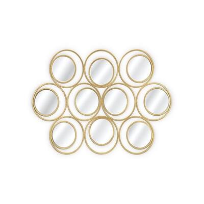 Wall Mirror with metal gold frame - Antique Gold