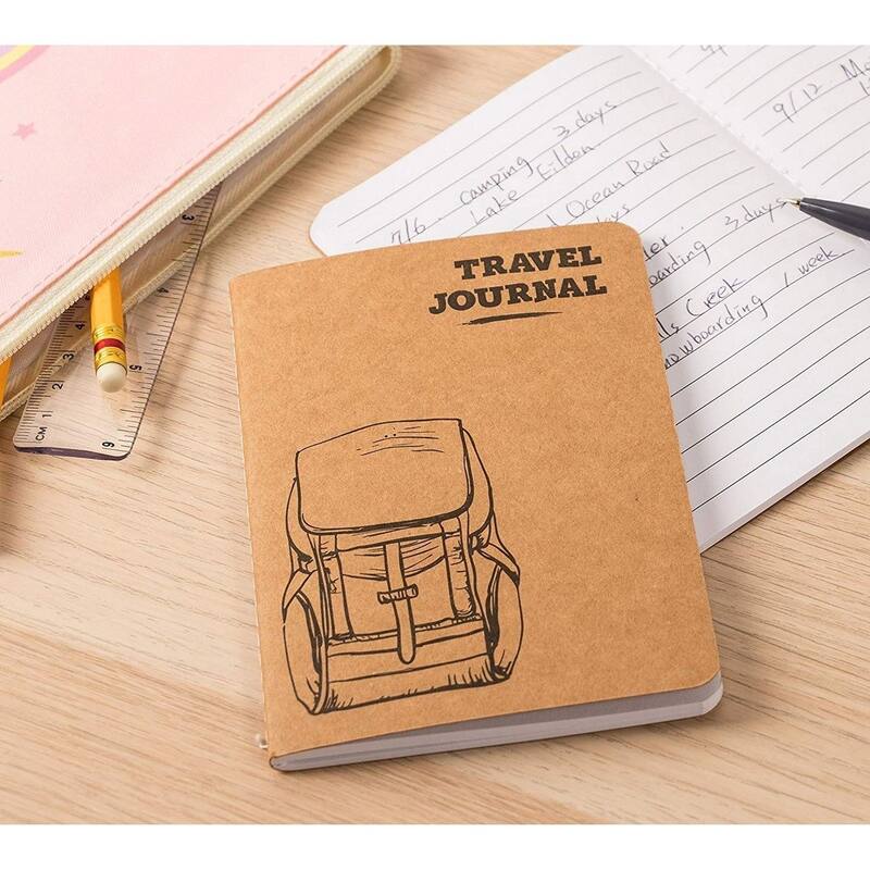 Paper Junkie 24-Pack Bulk Kraft Paper A6 Notebook Journals with 80 Lined Pages, 4x5.75 In