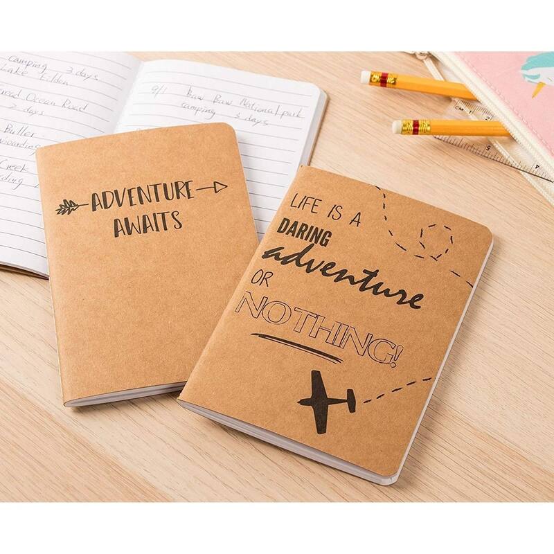 Paper Junkie 24-Pack Bulk Kraft Paper A6 Notebook Journals with 80 Lined Pages, 4x5.75 In