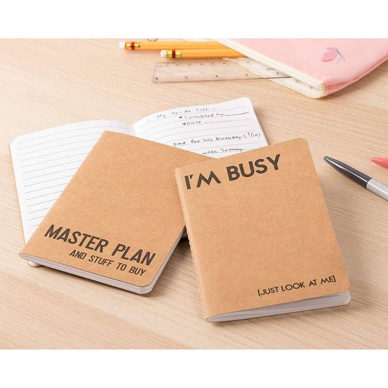 Paper Junkie 12-Pack Lined Kraft Notebook, 6 Different Designs, Brown, 4.1 x 5.8 Inch