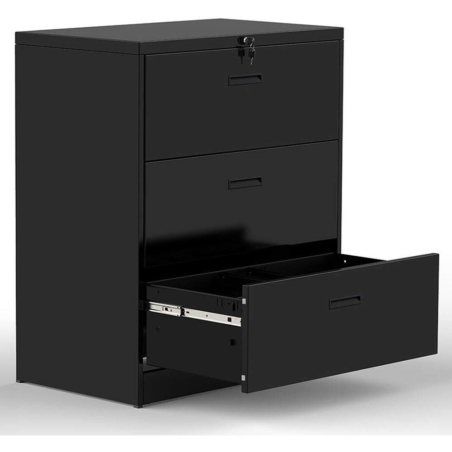 Shop Merax Lateral File Cabinet With Lock Heavy Duty Lateral