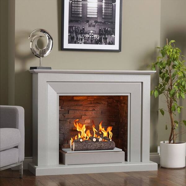 Shop Regal Flame 5pc 16 Ceramic Wood Gas Fireplace Logs For All