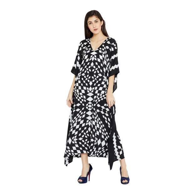 Shop Women Kaftan Floral One Size Kaftan Dress Cocktail Resort