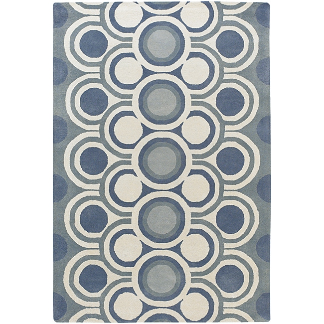 Hand tufted Mandara Wool Area Rug (5 X 8)