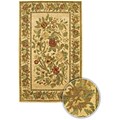 Artist's Loom Hand-tufted Transitional Floral Wool Rug (5'x7'6)