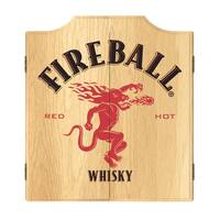 Fireball Dart Board Cabinet Set