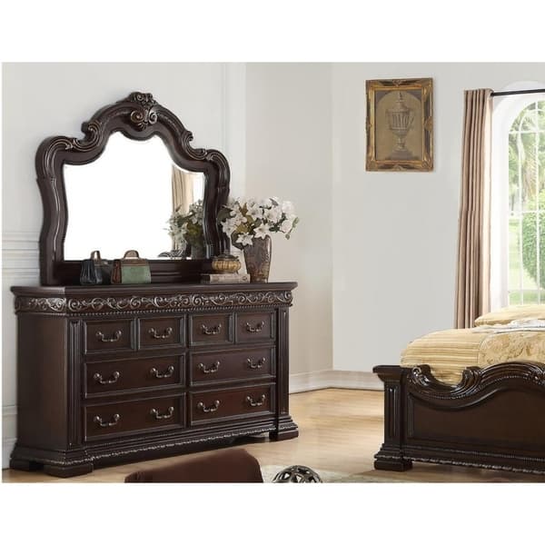 Shop Best Master Furniture Dark Cherry 6 Drawer Bedroom Dresser