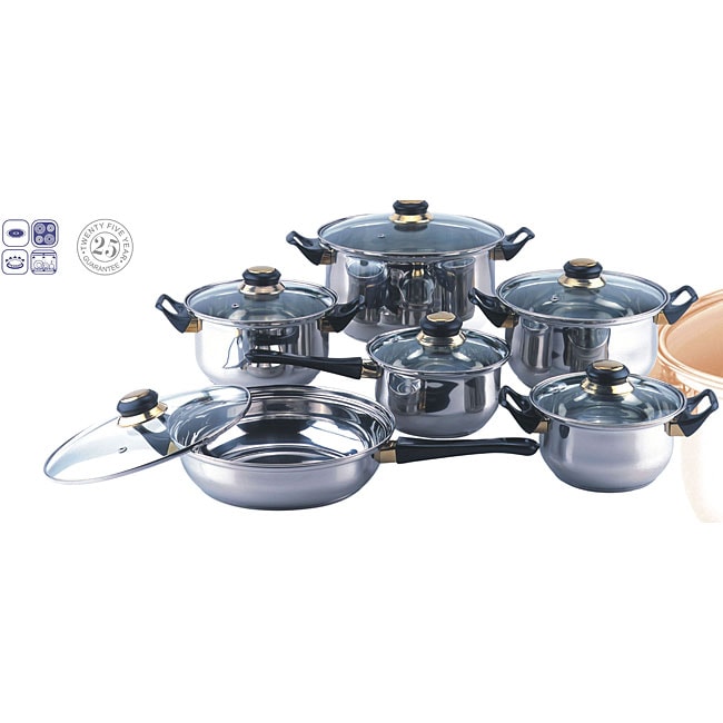 12 Piece Non-Stick Cookware Set Non-Stick Pans and Pots with Removable  Handles - Bed Bath & Beyond - 37523336