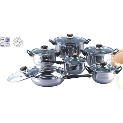 Blackstar 12-piece Stainless Steel Cookware Set