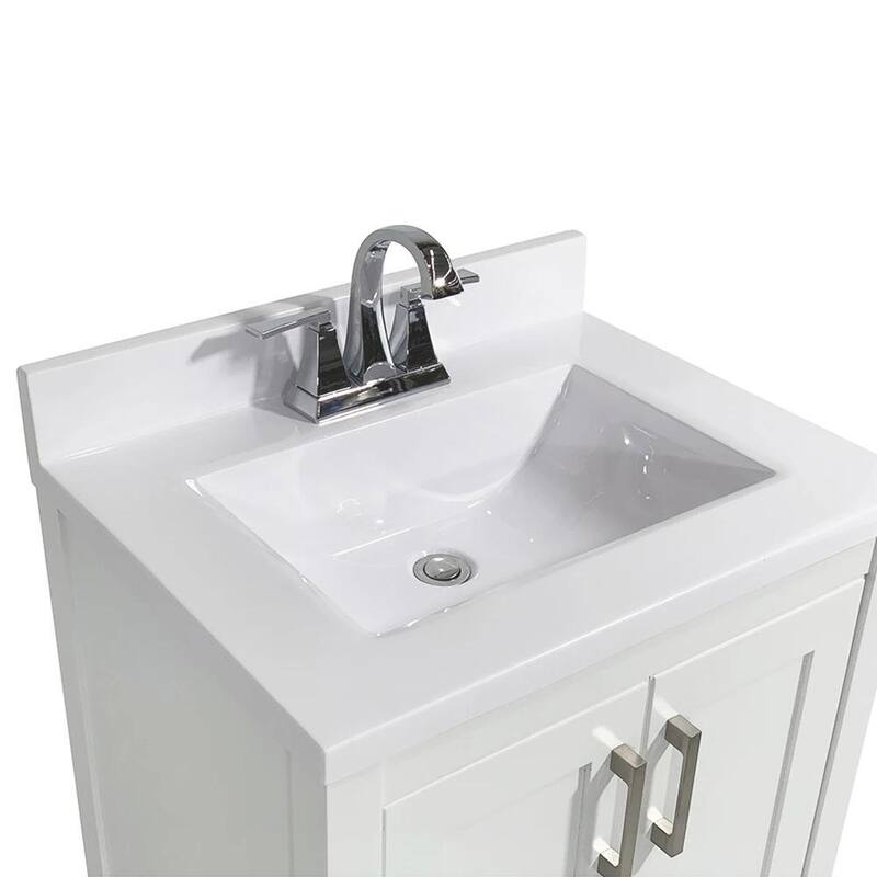 Tufino 25 in. Bath Vanity with Cultured Marble Vanity Top