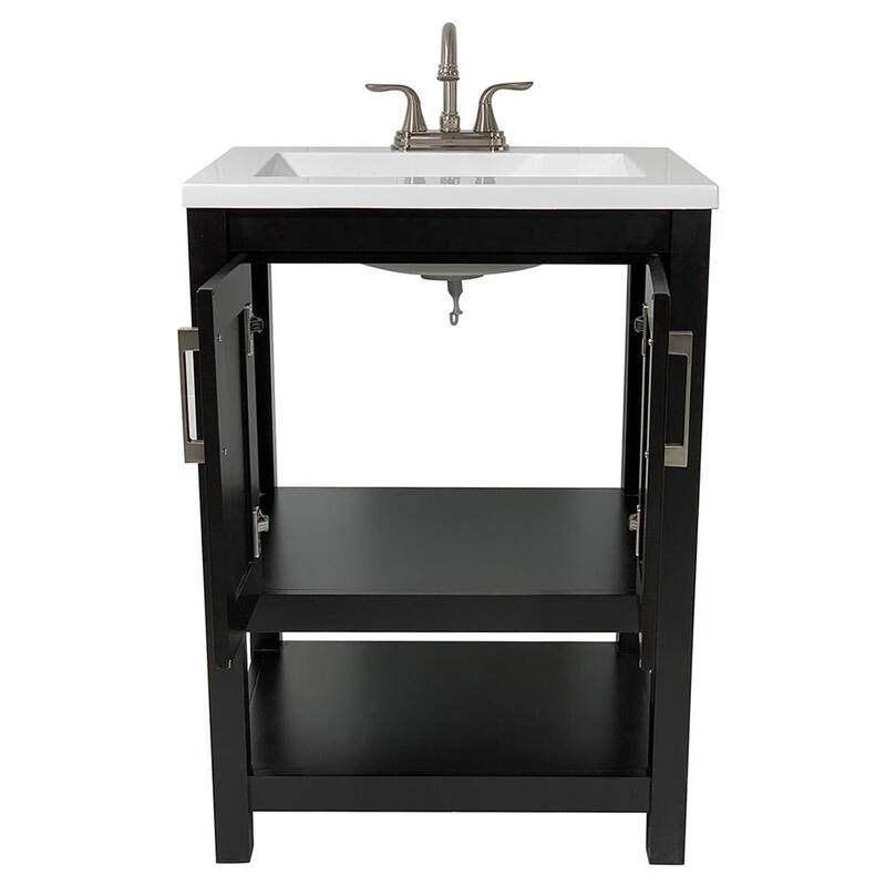 Tufino 25 in. Bath Vanity with Cultured Marble Vanity Top
