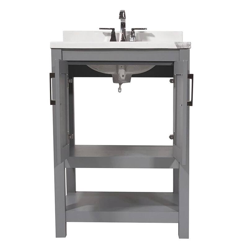 Tufino 25 in. Bath Vanity with Cultured Marble Vanity Top
