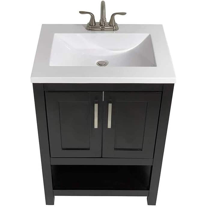 Tufino 25 in. Bath Vanity with Cultured Marble Vanity Top
