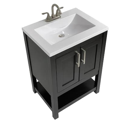 Tufino 25 in. Bath Vanity with Cultured Marble Vanity Top