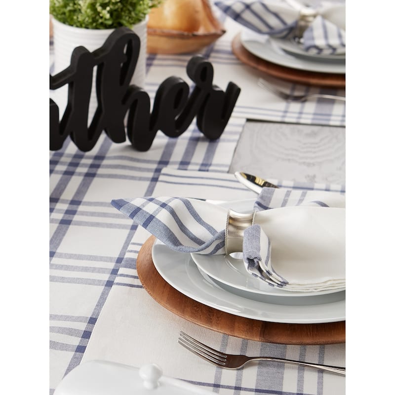 DII Home Sweet Farmhouse Kitchen Textiles, 20x20", Black, 6 Pieces - Napkins, 20x20"