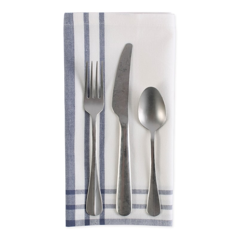DII Home Sweet Farmhouse Kitchen Textiles, 20x20", Black, 6 Pieces - Napkins, 20x20"