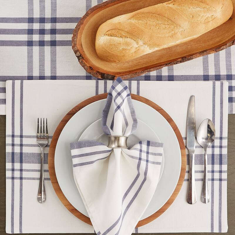 DII Home Sweet Farmhouse Kitchen Textiles, 20x20", Black, 6 Pieces - Napkins, 20x20"