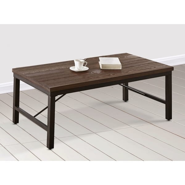 Jaxon Industrial Style Coffee Table by Greyson Living Bed Bath
