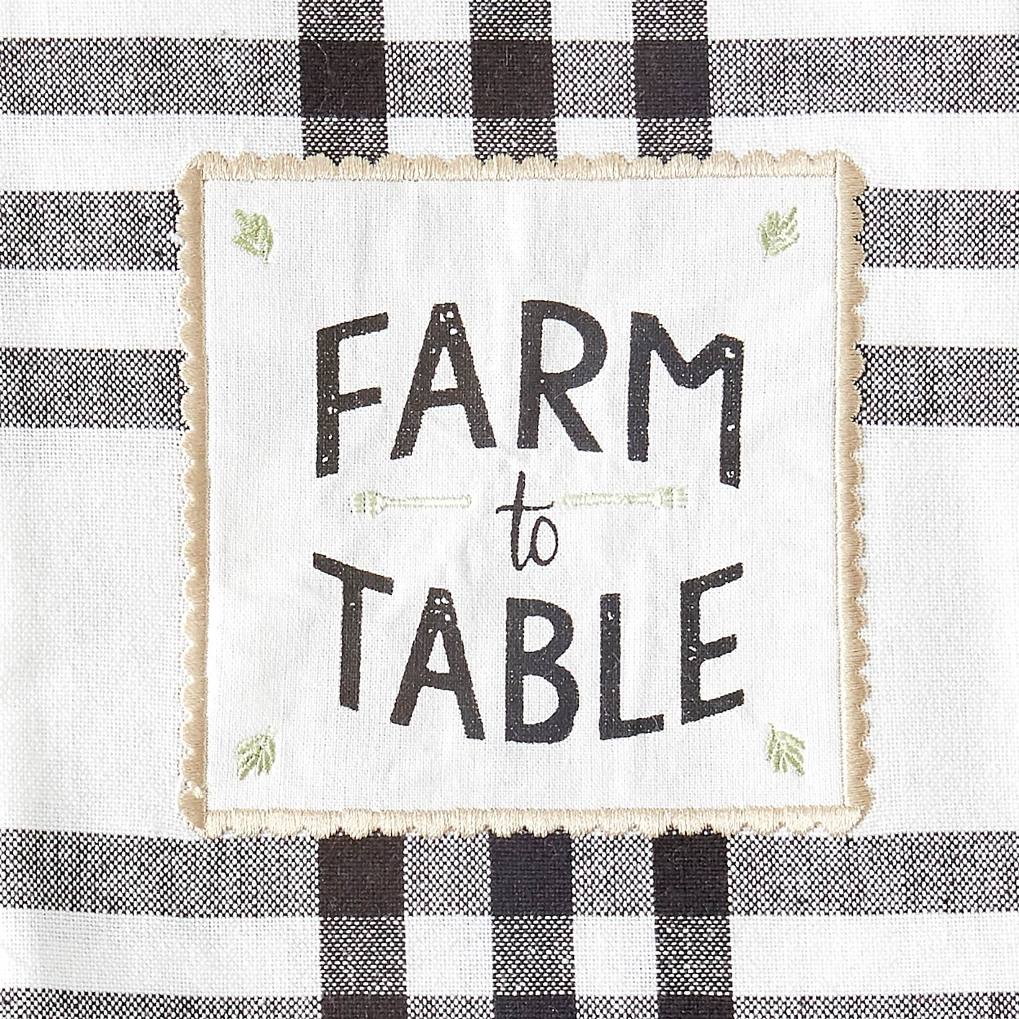 Embroidered Bar Mop Towels Farmhouse Kitchen Towels Farm 