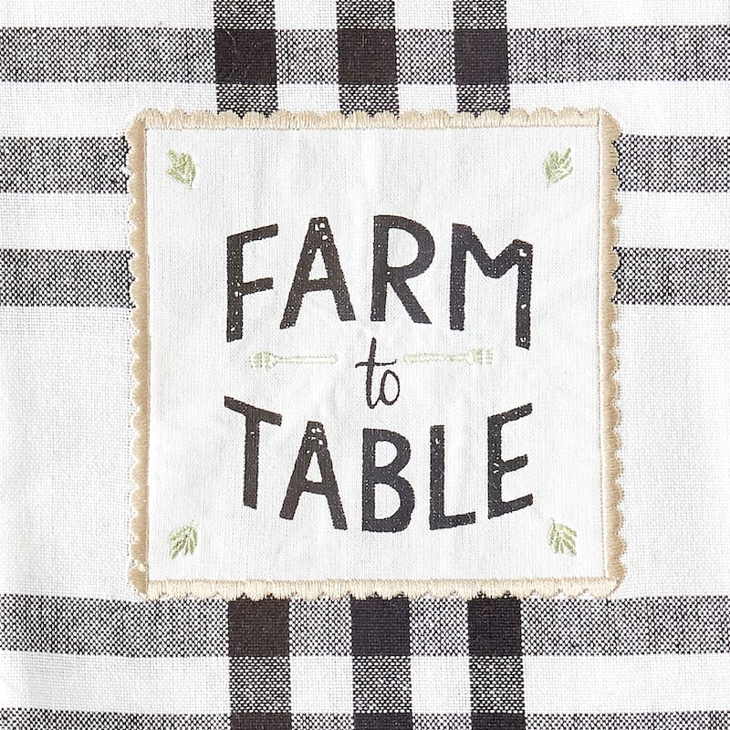DII Home Sweet Farmhouse Kitchen Textiles, 18x28", Assorted, 4 Pieces - Dishtowels, 18x28"