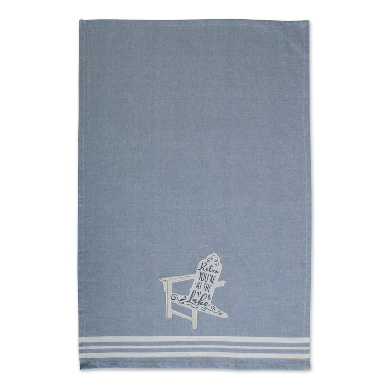 DII Lake Plaid Home Collection, 18x28", Lakeside, 3 Pieces - Dishtowels, 18x28"