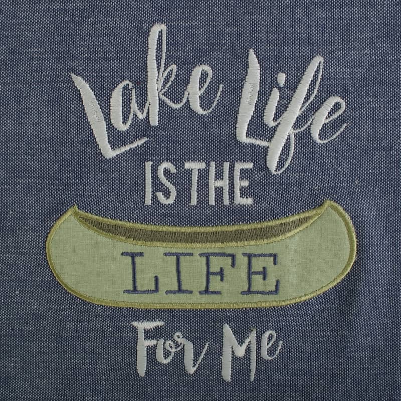 DII Lake Plaid Home Collection, 18x28", Lakeside, 3 Pieces - Dishtowels, 18x28"