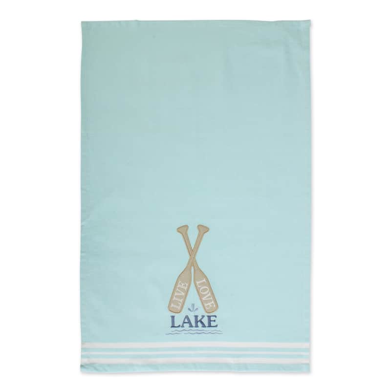 DII Lake Plaid Home Collection, 18x28", Lakeside, 3 Pieces - Dishtowels, 18x28"