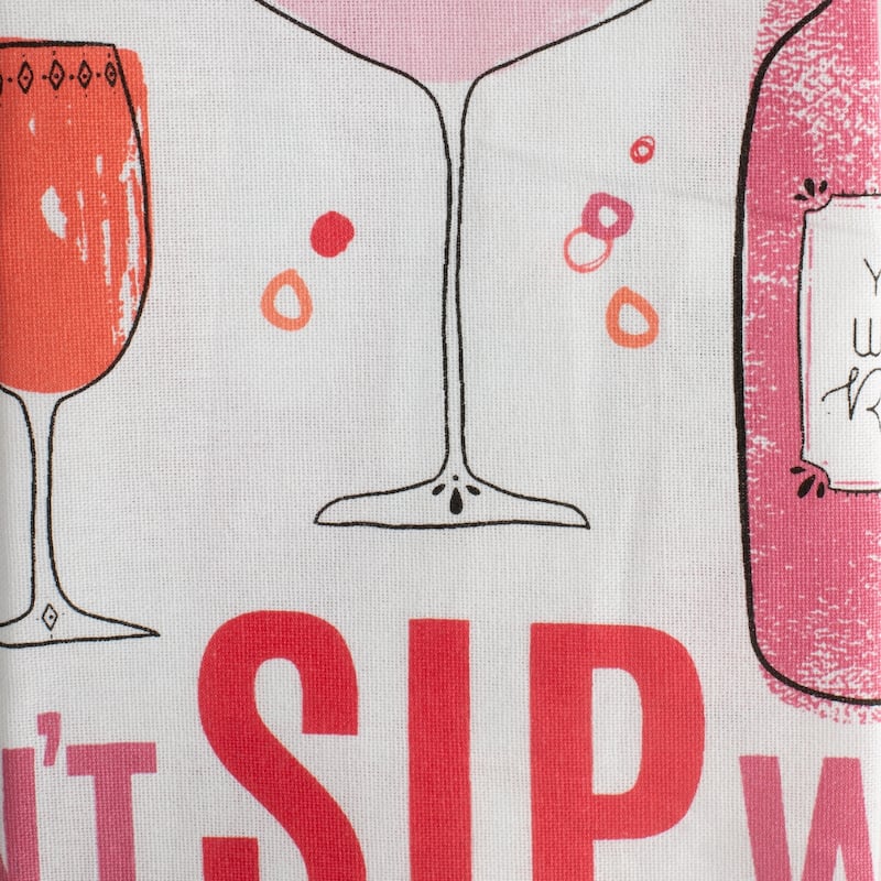 DII Pop Fizz Home Collection, 18x28", Rose All Day, 3 Pieces