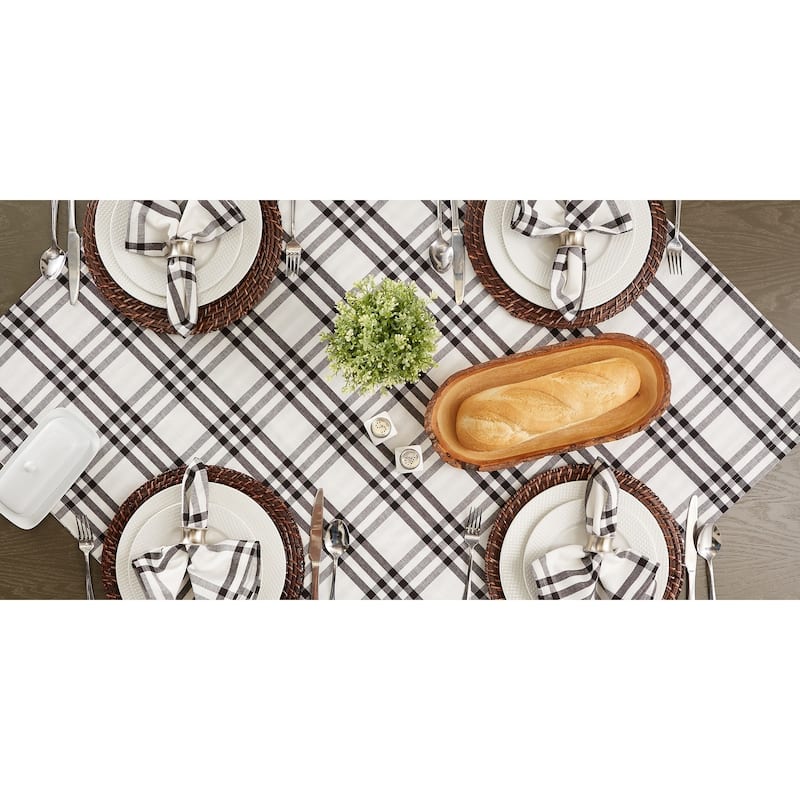 DII Homestead Plaid Tabletoppers, 40x40", Homestead Plaid, 1 Piece