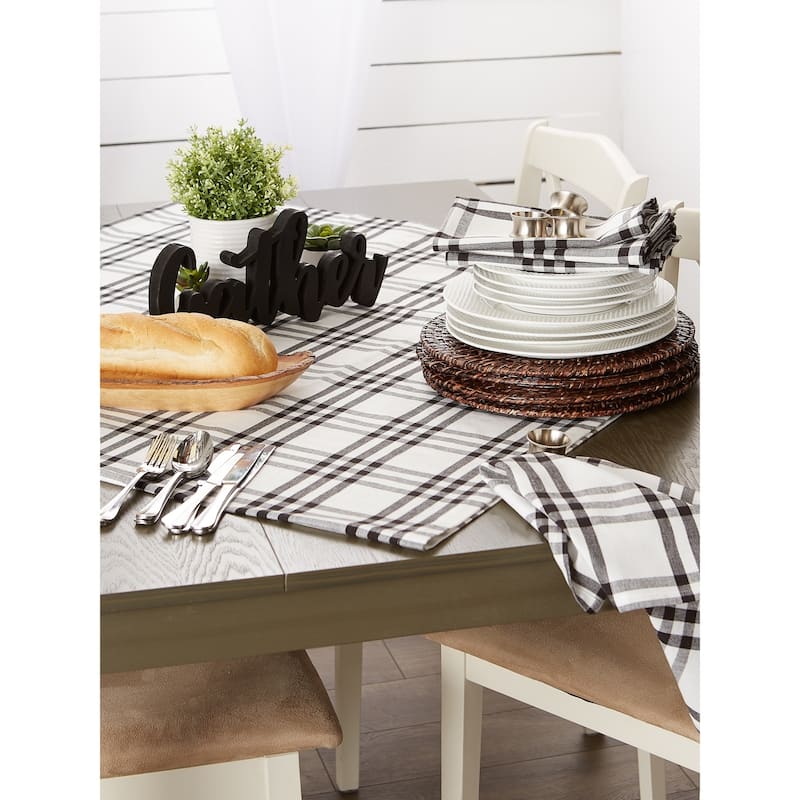 DII Homestead Plaid Tabletoppers, 40x40", Homestead Plaid, 1 Piece