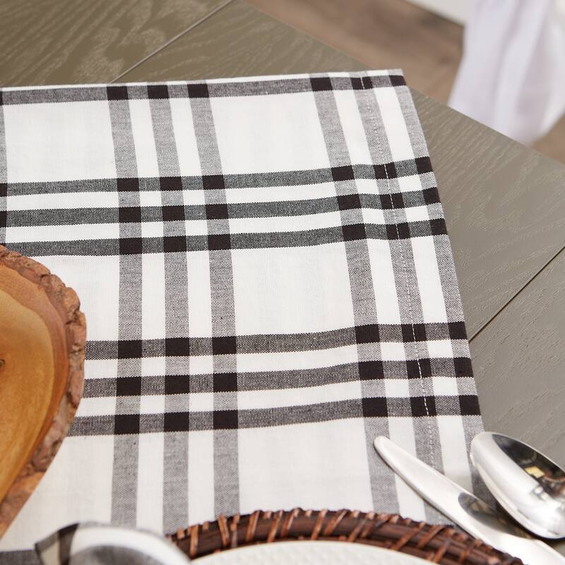 DII Homestead Plaid Tabletoppers, 40x40", Homestead Plaid, 1 Piece