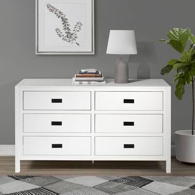 Buy Size 6 Drawer White Horizontal Dressers Online At Overstock