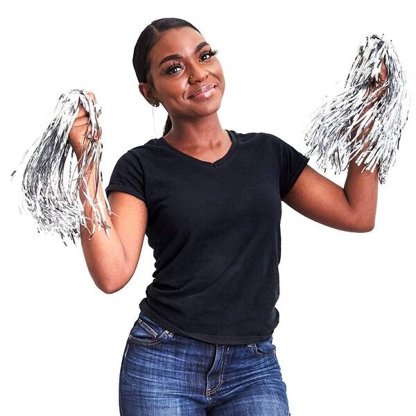 Metallic Royal Blue 6 Pairs Juvale Sports Cheerleading Pom Poms Metallic Royal Blue 6 Pairs Juvale Sports Cheerleading Pom Poms