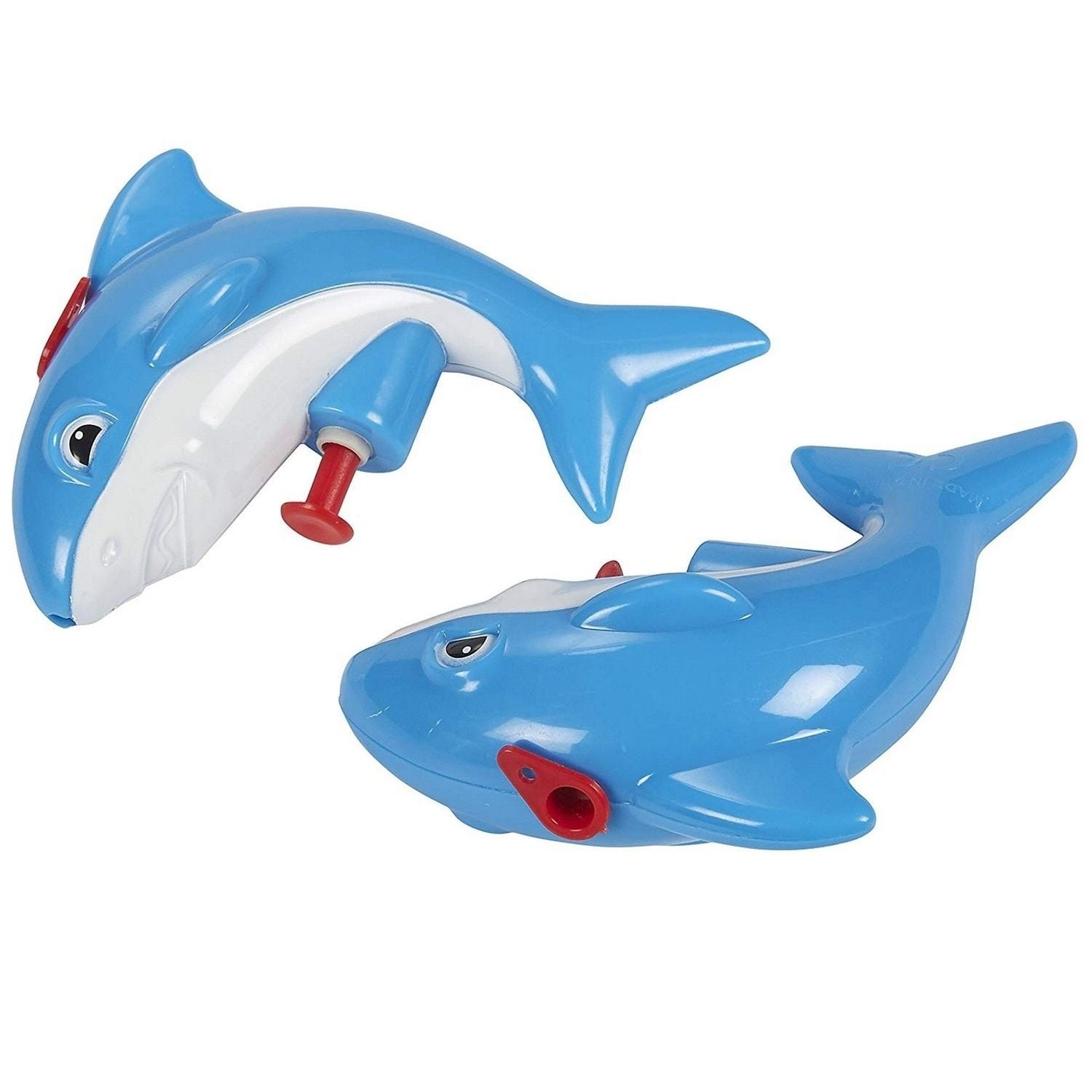 Ages 6 and Up 12-Pack Mini Animal Squirt Guns Blue Shark Toys for Kids