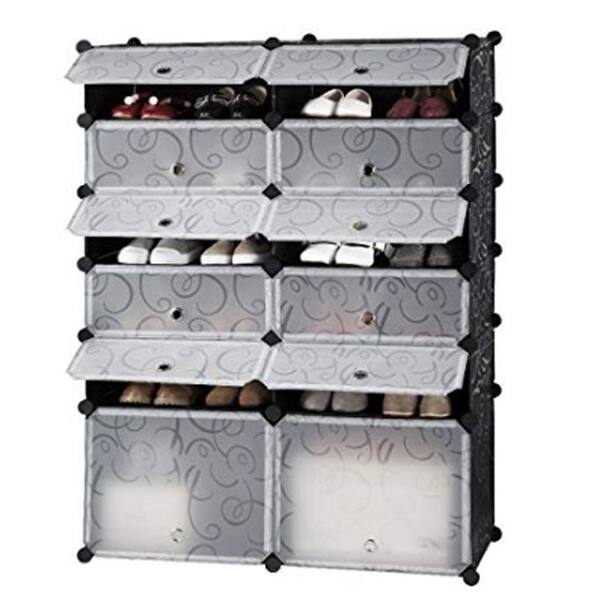 Shop 12 Cube Diy Shoe Rackcabinet 6 Tier Modular Closet Cabinet