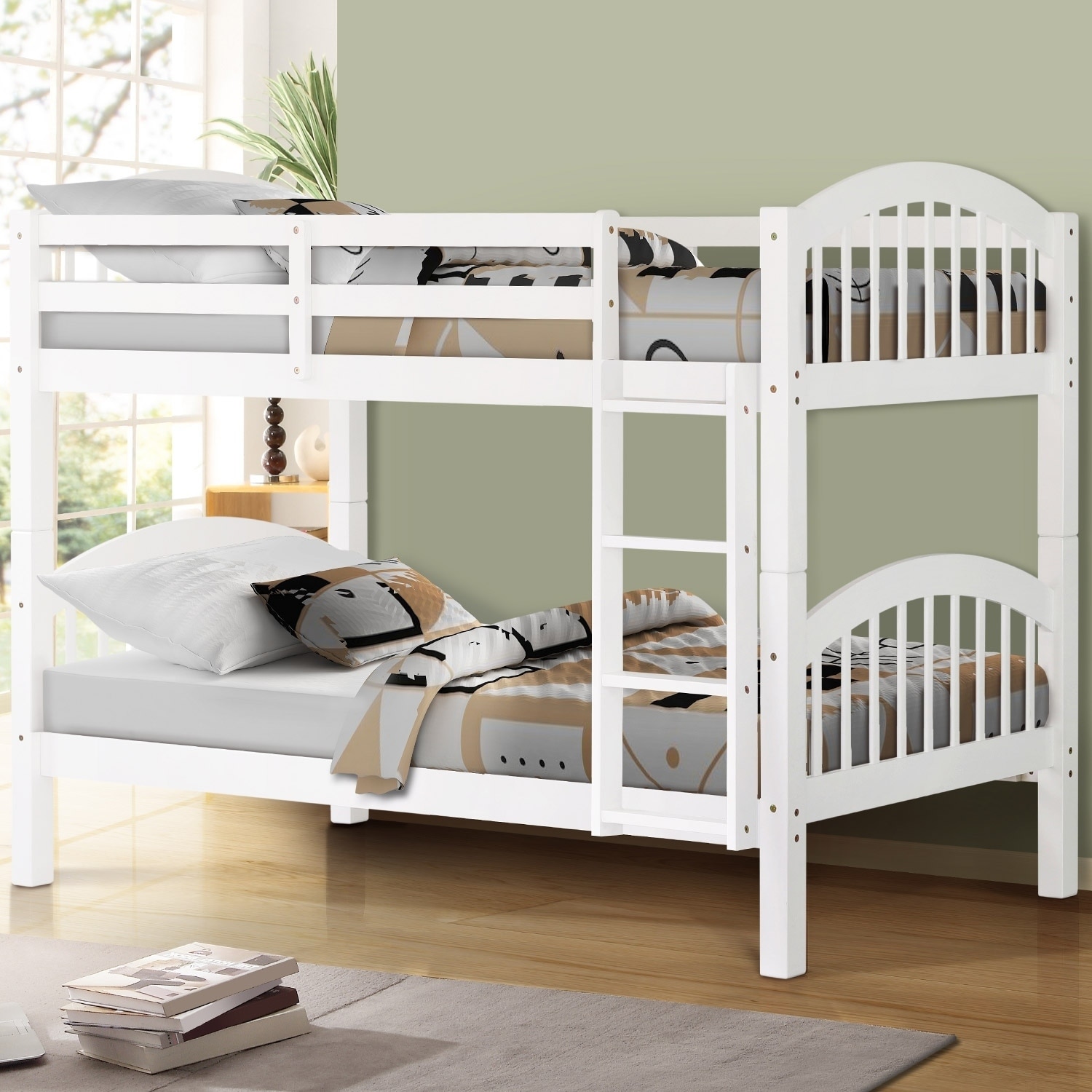 harper twin low loft bed