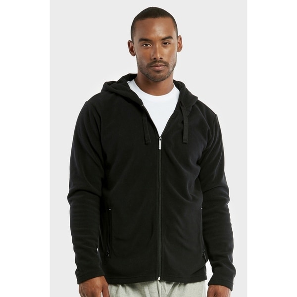 polar fleece hoodie mens