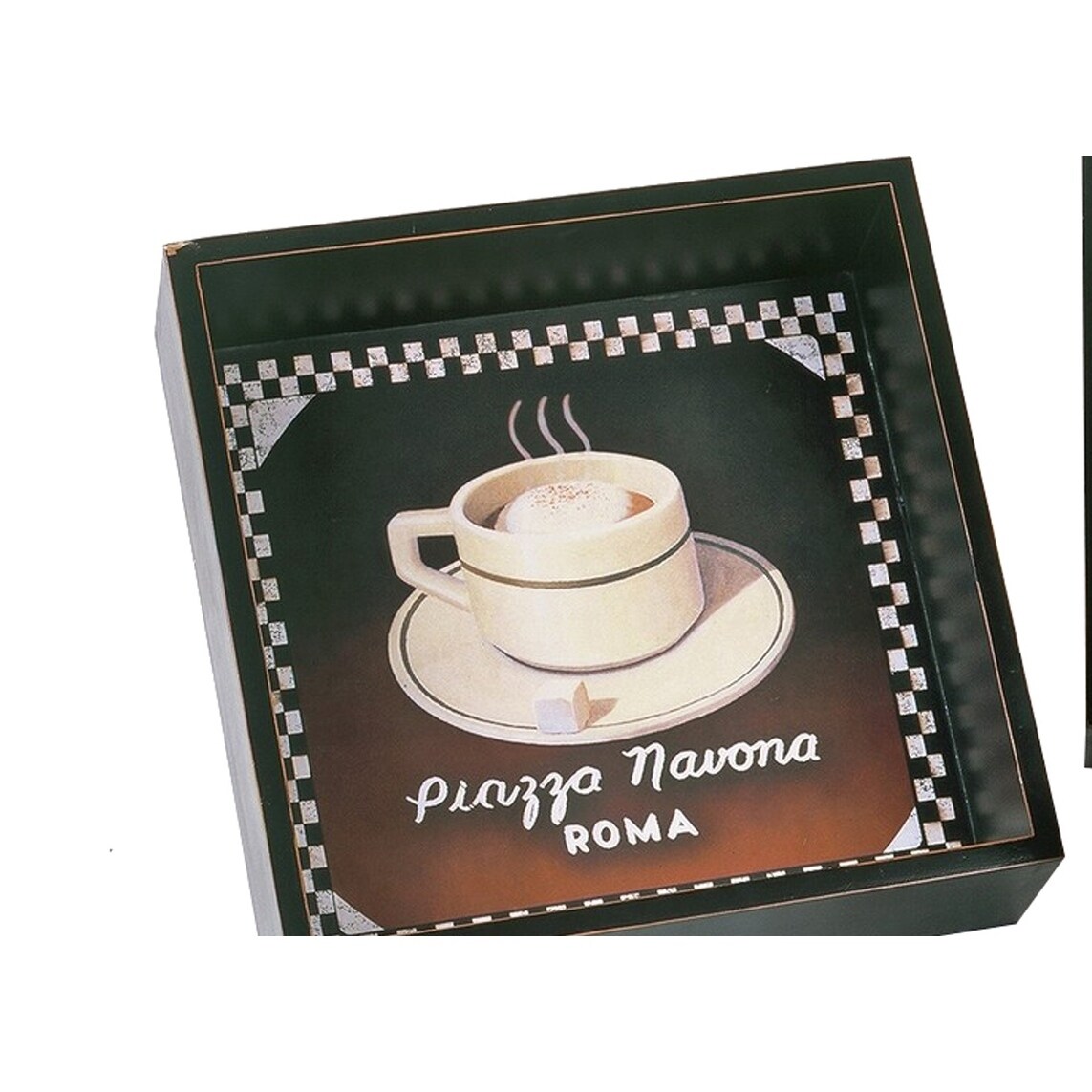 square metal coasters