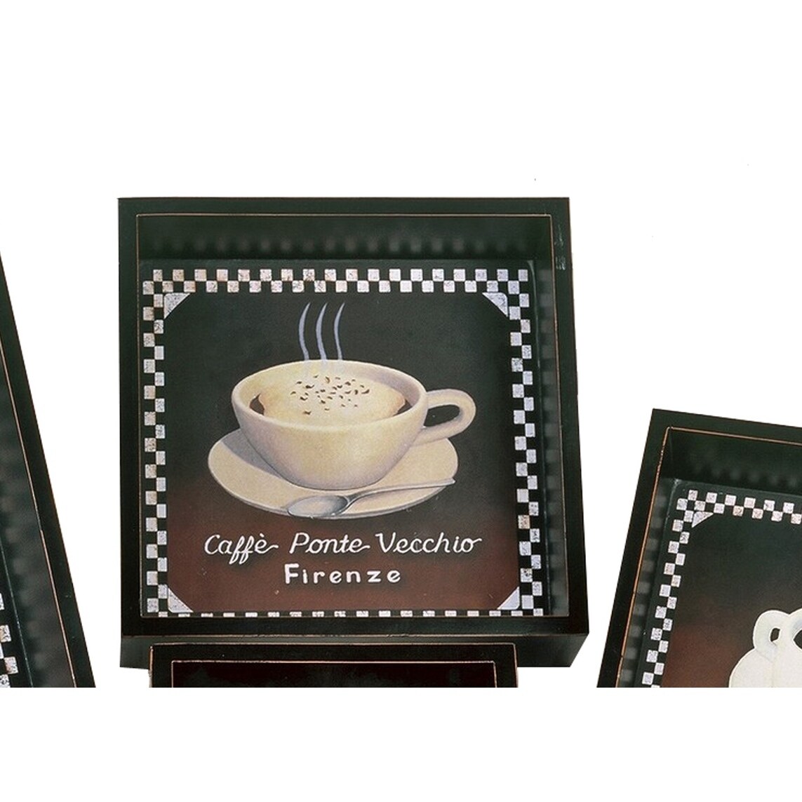 square metal coasters