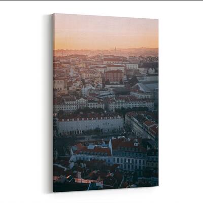 Noir Gallery Lisbon Portugal Urban Photo Canvas Wall Art Print