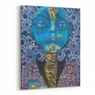 Noir Gallery Abstract Figurative Painting Canvas Wall Art Print