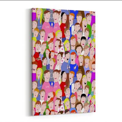 Noir Gallery Figurative Pattern Humor Canvas Wall Art Print